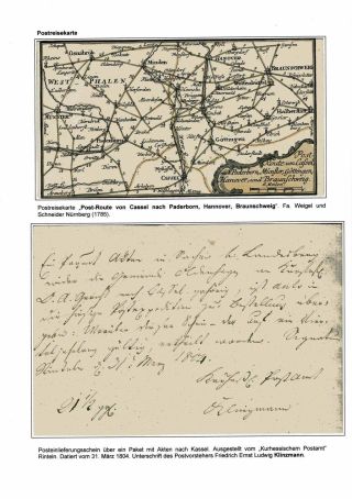 POSTAL HISTORY OF RINTELN, THE CAPITAL OF HESSIAN COUNTY SCHAUMBURG – sheet 12