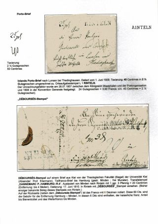 POSTAL HISTORY OF RINTELN, THE CAPITAL OF HESSIAN COUNTY SCHAUMBURG – sheet 15