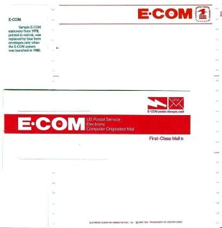 E-COM A PŘEDCHŮDCI - ELEKTRONICKÉ URYCHLENÍ VNITROSTÁTNÍ POŠTY USA – list 10