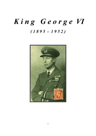 KÖNIG GEORGE VI (1895-1952) – Blatt 1
