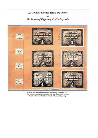 CONSULAR-GEBÜHRMARKEN DER USA UND IHRE VERWENDUNG – Blatt 1