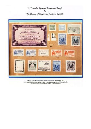 CONSULAR-GEBÜHRMARKEN DER USA UND IHRE VERWENDUNG – Blatt 3