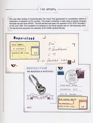 ČESKÁ POŠTA: CENNÉ NÁLEPKY APOST – list 5