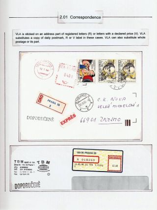 ČESKÁ POŠTA: CENNÉ NÁLEPKY APOST – list 6