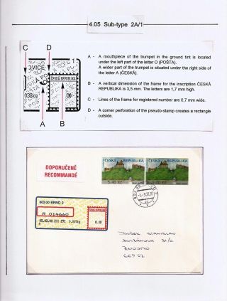 ČESKÁ POŠTA: CENNÉ NÁLEPKY APOST – list 21