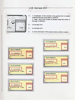ČESKÁ POŠTA: CENNÉ NÁLEPKY APOST – list 22