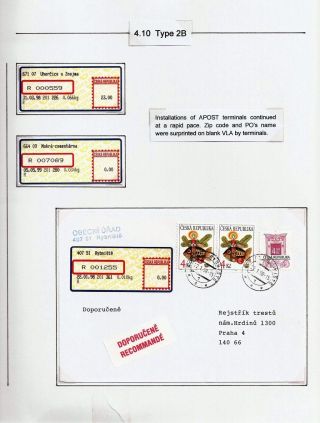 ČESKÁ POŠTA: CENNÉ NÁLEPKY APOST – list 26