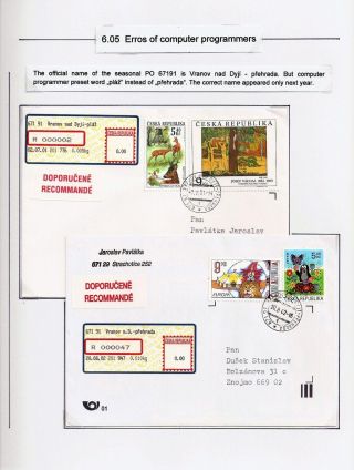 ČESKÁ POŠTA: CENNÉ NÁLEPKY APOST – list 41