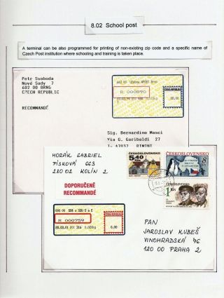 ČESKÁ POŠTA: CENNÉ NÁLEPKY APOST – list 57