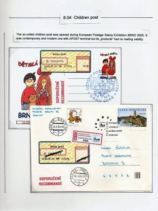 ČESKÁ POŠTA: CENNÉ NÁLEPKY APOST – list 59