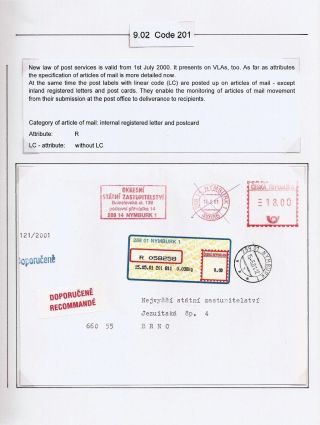 ČESKÁ POŠTA: CENNÉ NÁLEPKY APOST – list 61