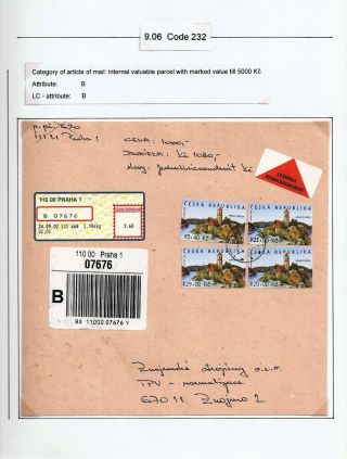 ČESKÁ POŠTA: CENNÉ NÁLEPKY APOST – list 65