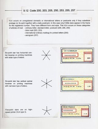 ČESKÁ POŠTA: CENNÉ NÁLEPKY APOST – list 71