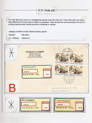 ČESKÁ POŠTA: CENNÉ NÁLEPKY APOST – list 72