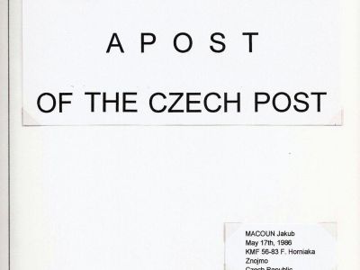 VALUABLE LABELS APOST OF THE CZECH POST