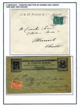 POŠTOVNÍ HOSTORIE KOLUMBIE 1886-1899 – list 4