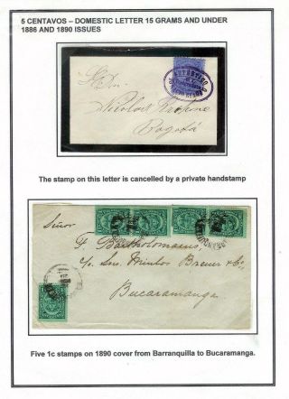 POŠTOVNÍ HOSTORIE KOLUMBIE 1886-1899 – list 13
