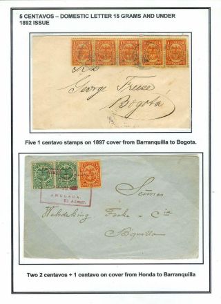 POŠTOVNÍ HOSTORIE KOLUMBIE 1886-1899 – list 14