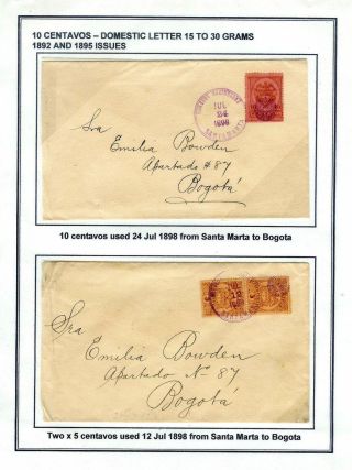 POŠTOVNÍ HOSTORIE KOLUMBIE 1886-1899 – list 16