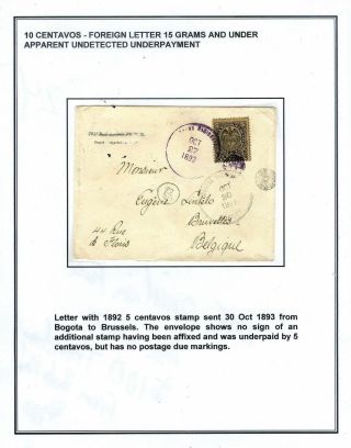 POSTGESCHICHTE VON KOLUMBIEN 1866-1899 – Blatt 21