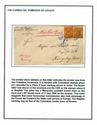 POŠTOVNÍ HOSTORIE KOLUMBIE 1886-1899 – list 154