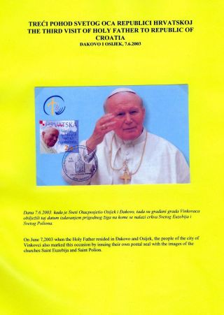 DER DRITTE BESUCH DES PAPSTES IN KROATIEN – Blatt 9