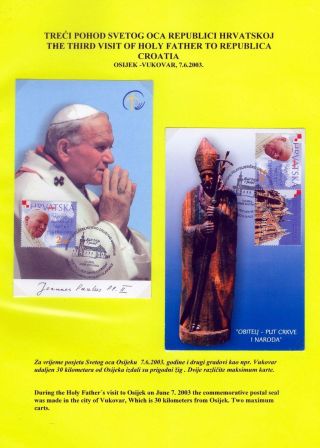 DER DRITTE BESUCH DES PAPSTES IN KROATIEN – Blatt 10