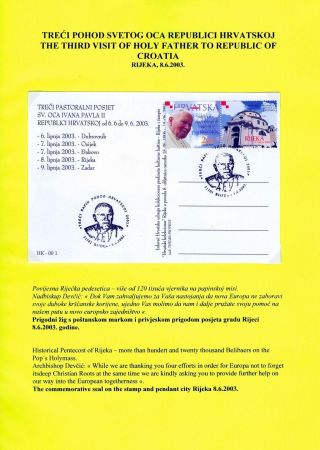 DER DRITTE BESUCH DES PAPSTES IN KROATIEN – Blatt 11