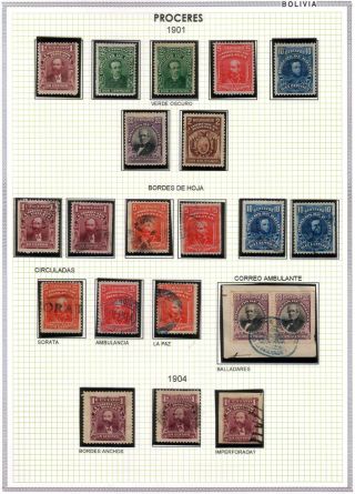 BOLIVIA - EARLY XX CENTURY – sheet 3