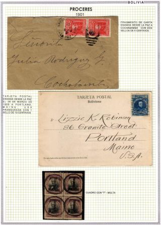 BOLIVIA - EARLY XX CENTURY – sheet 6