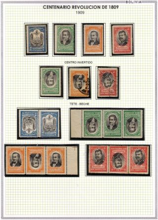 BOLIVIA - EARLY XX CENTURY – sheet 7