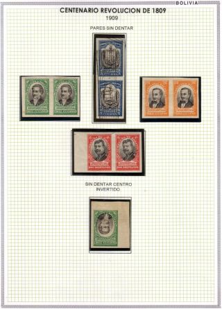 BOLIVIA - EARLY XX CENTURY – sheet 8