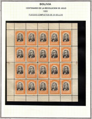 BOLIVIA - EARLY XX CENTURY – sheet 11