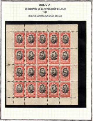 BOLIVIA - EARLY XX CENTURY – sheet 12