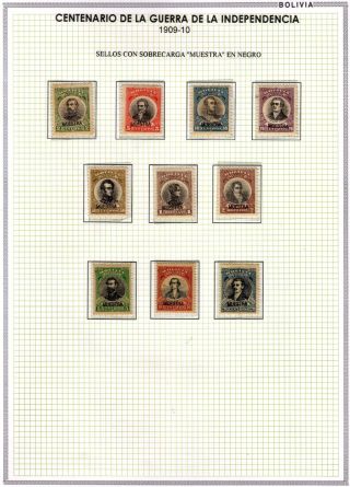 BOLIVIA - EARLY XX CENTURY – sheet 13