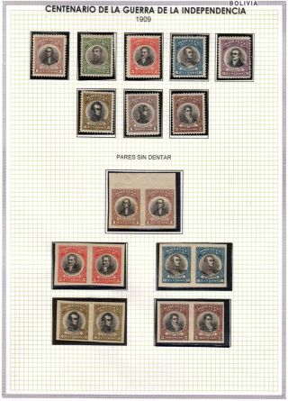 BOLIVIA - EARLY XX CENTURY – sheet 14
