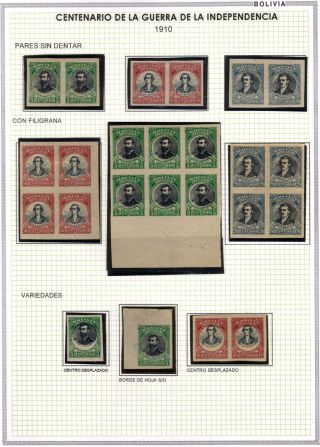 BOLIVIA - EARLY XX CENTURY – sheet 16