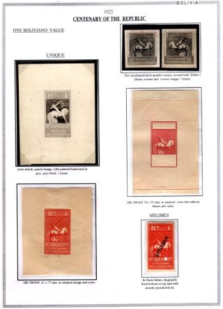 BOLIVIA - MID XX CENTURY – sheet 9