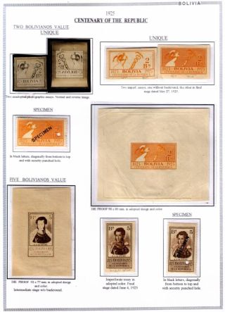 BOLIVIA - MID XX CENTURY – sheet 10
