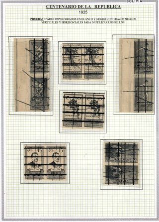 BOLIVIA - MID XX CENTURY – sheet 11