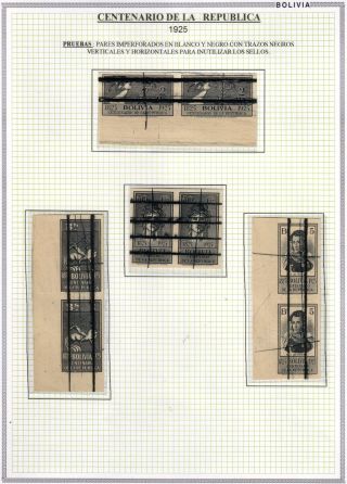 BOLIVIA - MID XX CENTURY – sheet 12