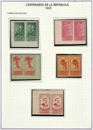 BOLIVIA - MID XX CENTURY – sheet 14