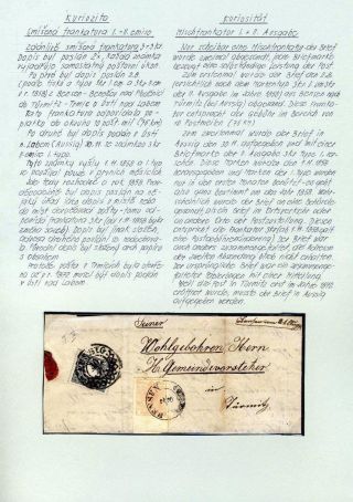 RAKOUSKO 1850-1858, FRANKATURY A RAZÍTKA – list 6