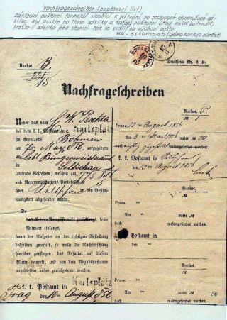 AUSTRIA 1850-1858, FRANKING AND POSTMARKS – sheet 25