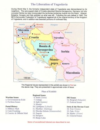 OSVOBOZENÍ JUGOSLÁVIE – list 1