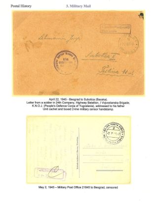 OSVOBOZENÍ JUGOSLÁVIE – list 9