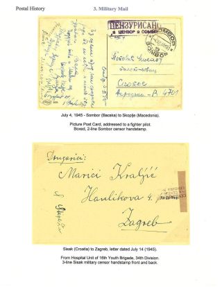 OSVOBOZENÍ JUGOSLÁVIE – list 13