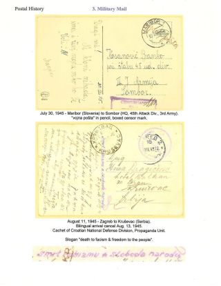 OSVOBOZENÍ JUGOSLÁVIE – list 15