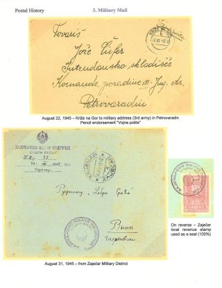 OSVOBOZENÍ JUGOSLÁVIE – list 16
