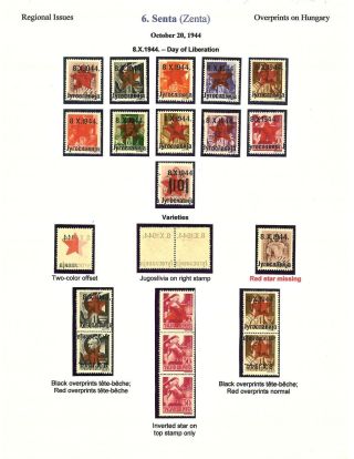 OSVOBOZENÍ JUGOSLÁVIE – list 33